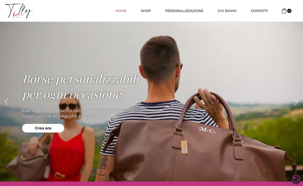 Tilly Bag Project First Fold Of Home Page