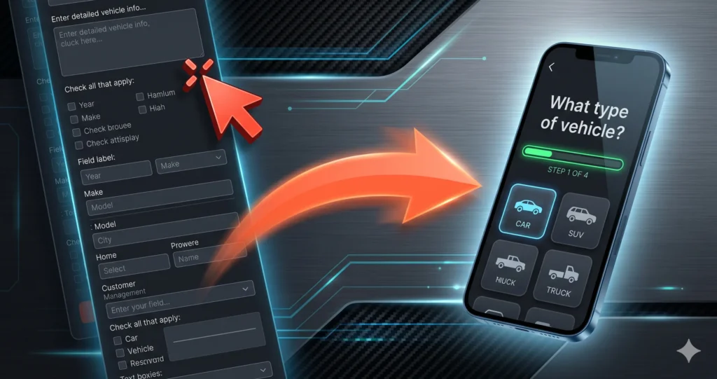 Multi-Step Auto Finance Applications