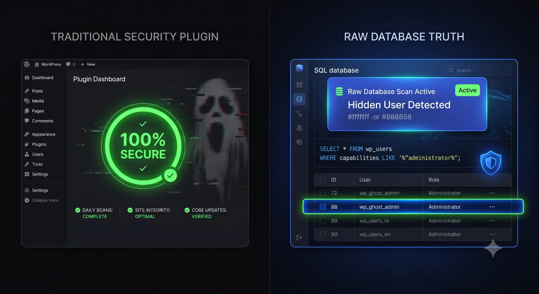 WordPress security plugin